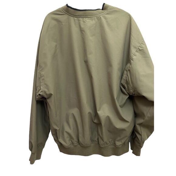 Men's LA Loving Windbreaker Jacket Olive Green Pullover Golf Mesh Lined Logo L - Picture 2 of 16